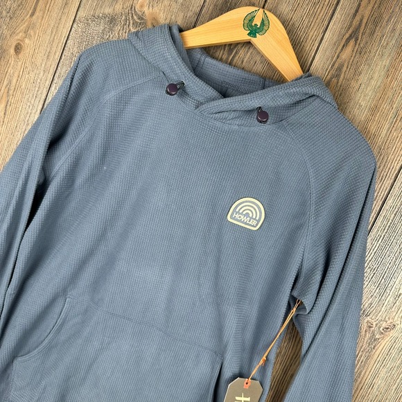 Howler Bros Palo Duro Fleece Hoodie NWT Mirage Blue Men's Small Pullover - Picture 1 of 7